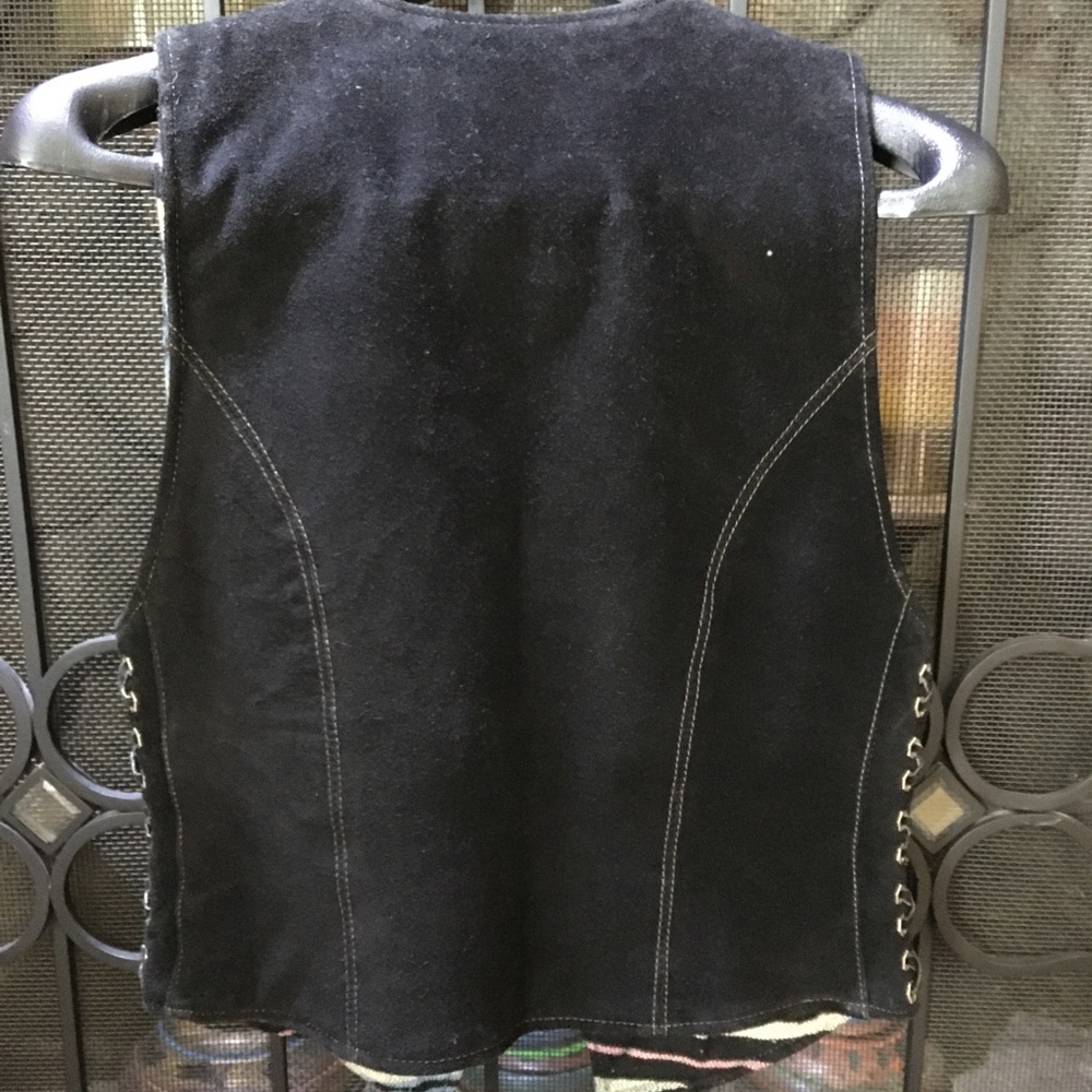 Vintage like new HARLEY DAVIDSON fitted vest small - Picture 5 of 7
